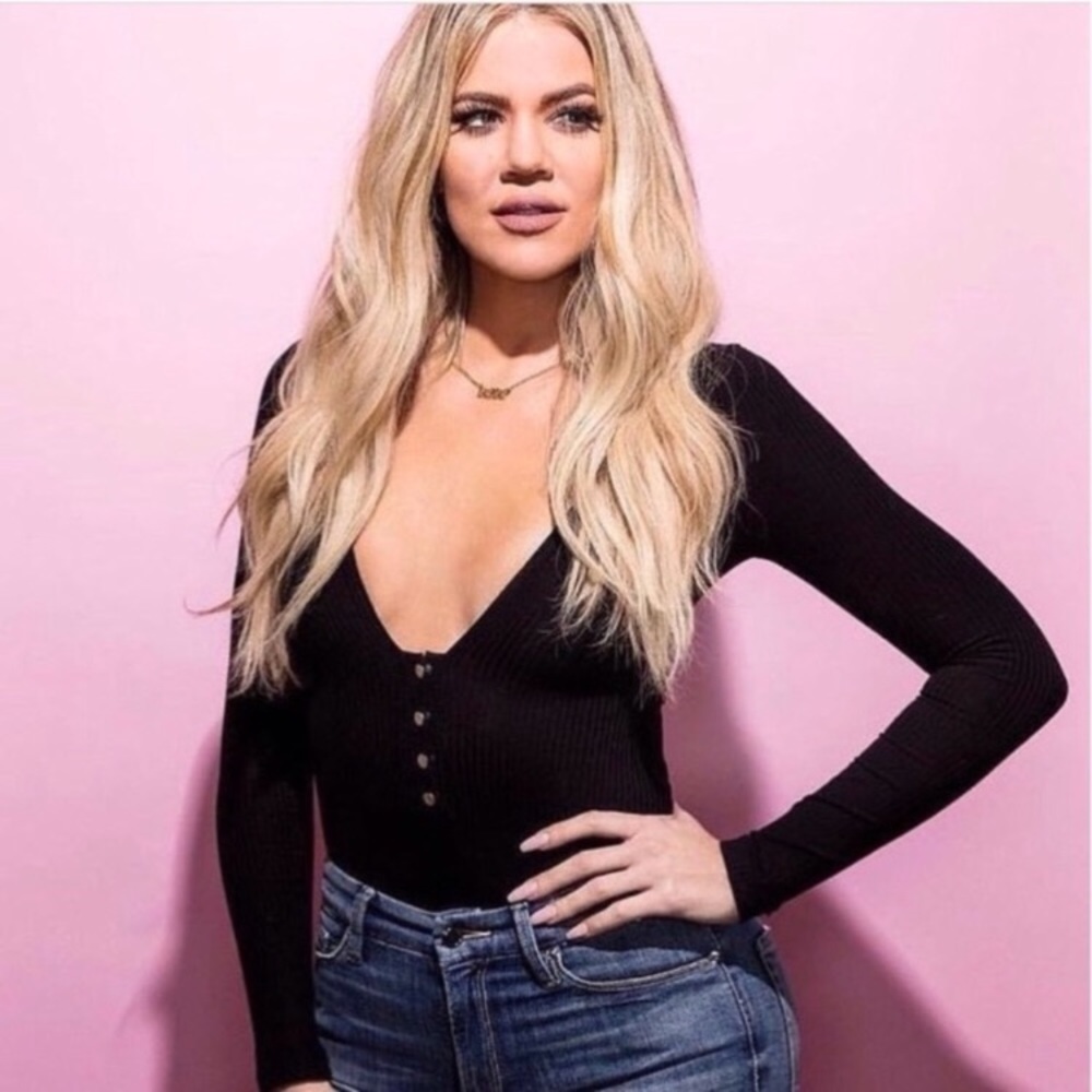 Nasty Gal makersdreams black long sleeve bodysuit